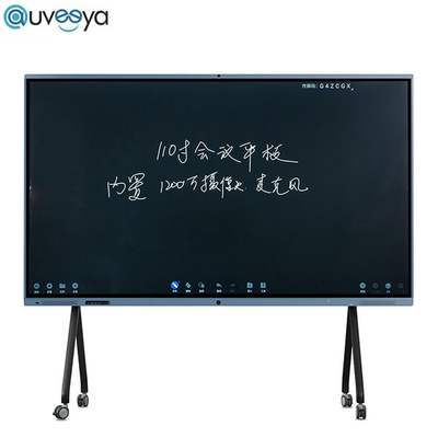 65, 75, 86, 98, 110inch φορητό ηλεκτρονικό διαλογικό Whiteboard με χτισμένο κεκλεισμένων των θυρών